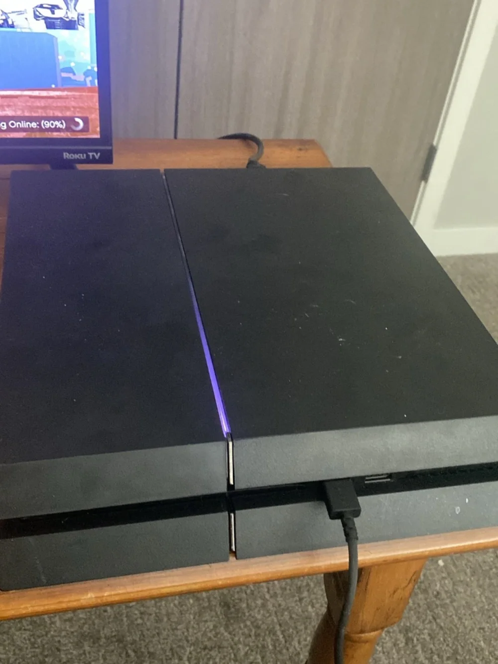 2 sony ps4 controllers with roku tv [onn brand]